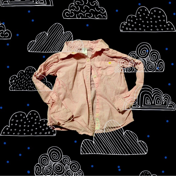 Pink and white Carter shirts 5y - Picture 1 of 3